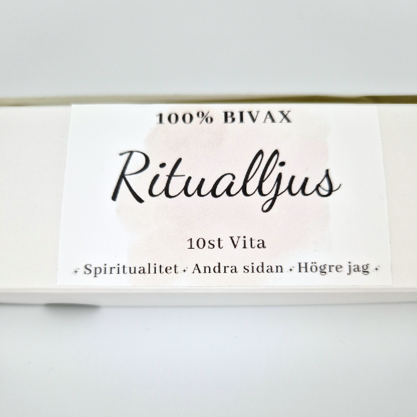 Ritualljus Vita 10-pack